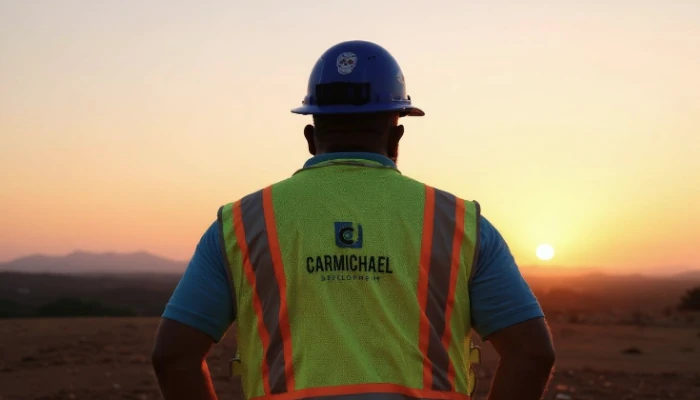 Carmichael-Development-Services-Utilities-1 services, image of worker illustrating turnkey solutions
